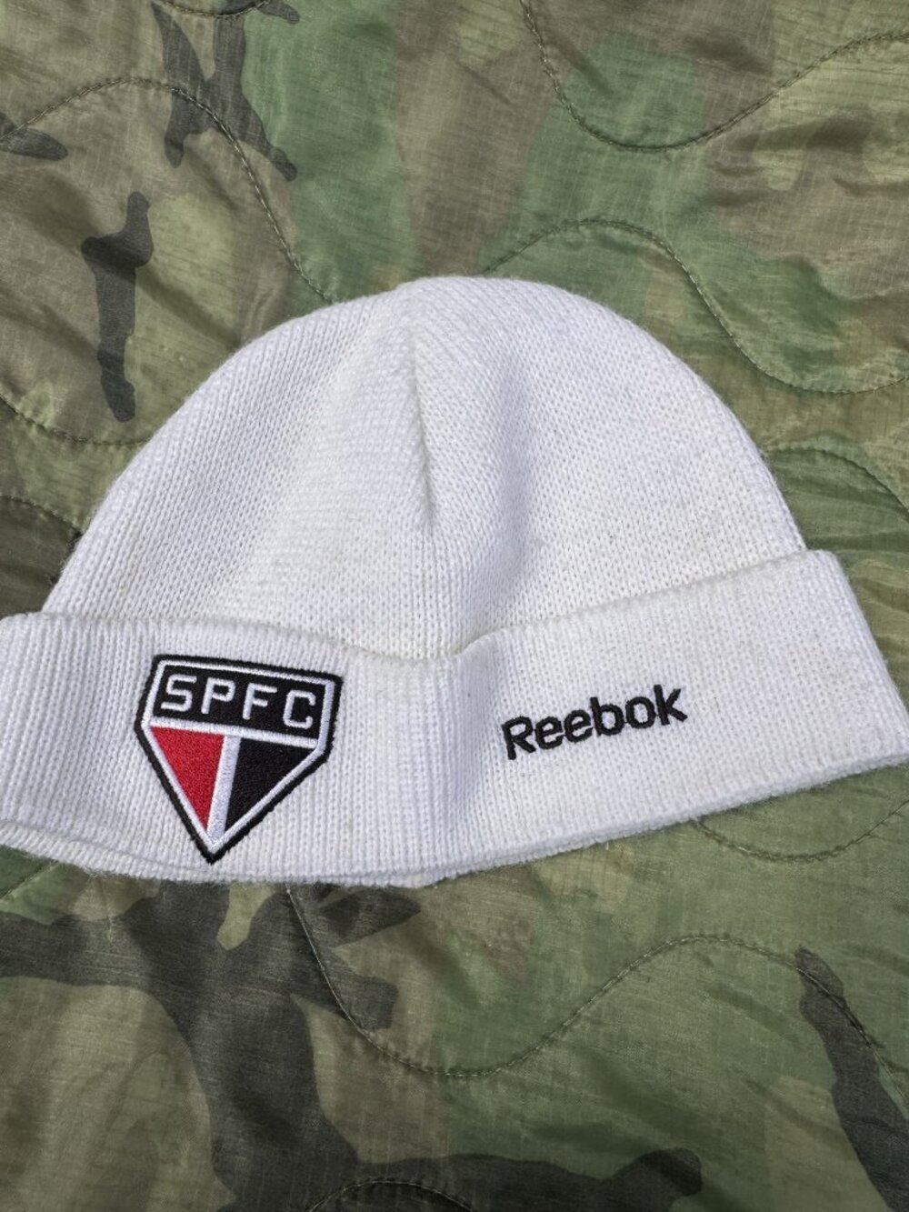 Reebok Sao Paulo FC SPFC Beanie White